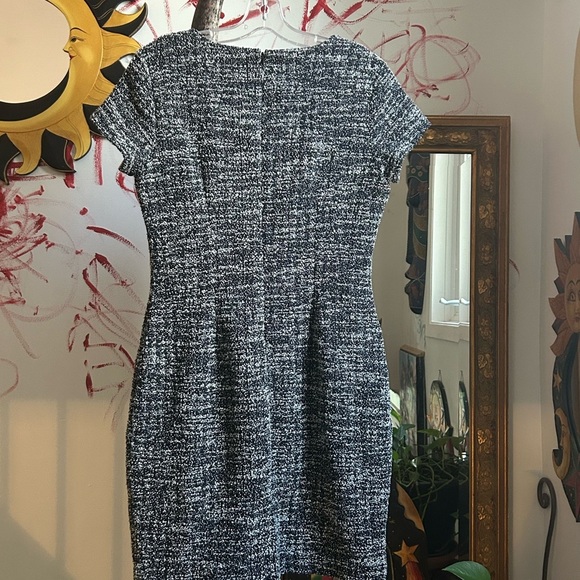 5/$20  Blue Gray and White Tweed Dress - Picture 9 of 16